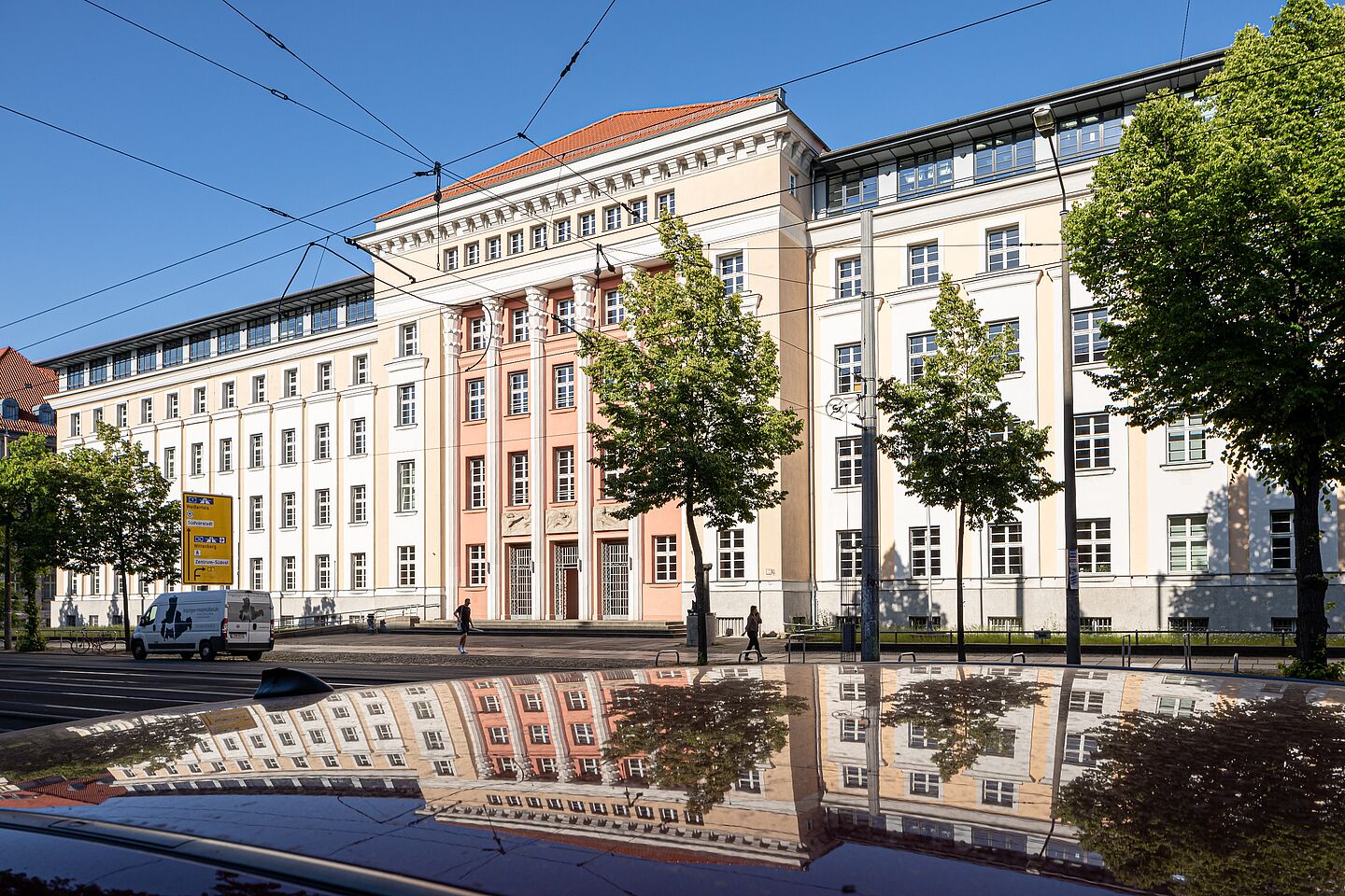 Der Lipsius-Bau der HTWK Leipzig an der Karl-Liebknecht-Straße wird wieder zum Gaming-Paradies. (Foto: Tom Schulze/HTWK Leipzig) Gebäuder von außen