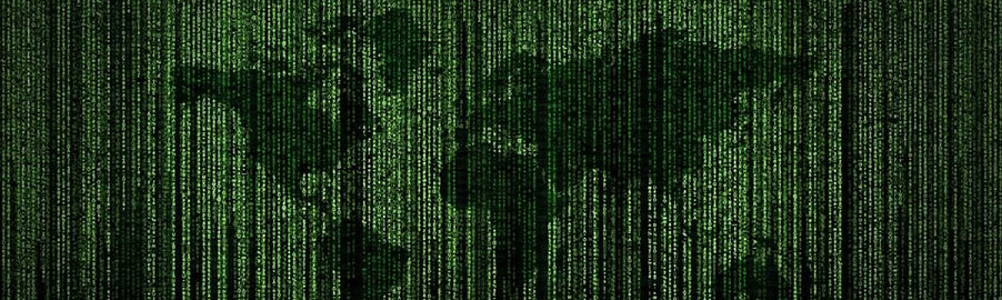 Matrix der Weltkarte