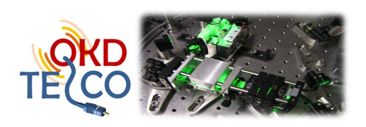 Logo von QKD-Telco mit Technologie zur Quantenschlüsselverteilung